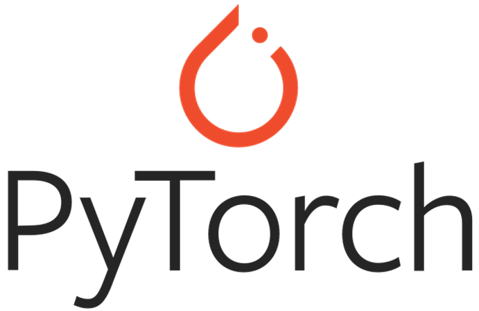 PyTorch logo.